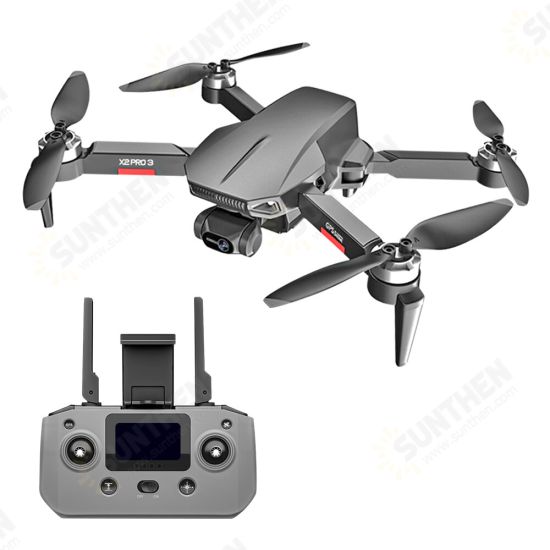 X2-PRO3 5G WiFi 1.2KM FPV with 3-axis Mechanical Gimbal 4K Dual Camera 20mins Flight Time GPS Foldable RC Quadcopter RTF