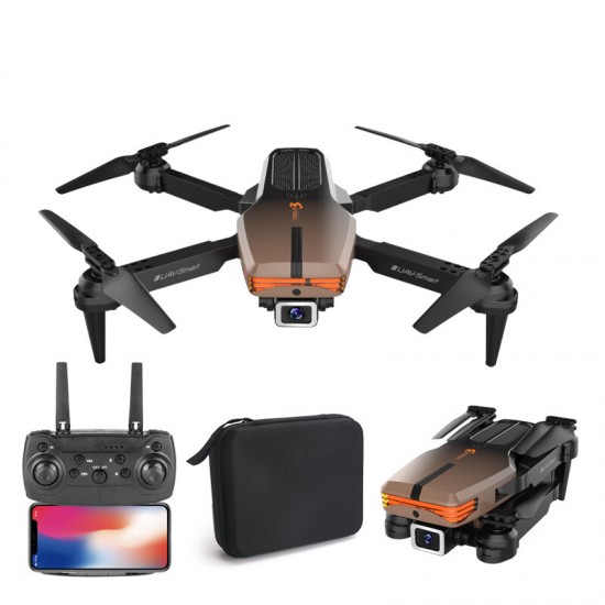 V3 WIFI FPV with 4K HD Dual Camera 3-Sided Infrared Obstacle Avoidance Foldable RC Drone Quadcopter RTF