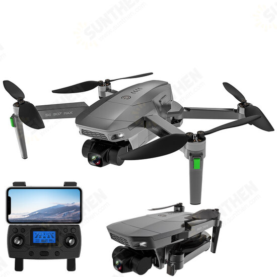 SG907 MAX 5G WIFI FPV GPS with 4K HD Dual Camera Three-axis Gimbal Optical Flow Positioning Brushless Foldable RC Drone Quadcopter RTF