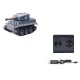 777-215 2.4G 4CH Mini Radio RC Car Army Battle Infrared Tank with LED Light RTR Model Toy