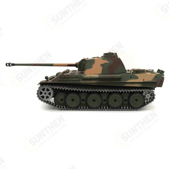 3879 Upgraded A 2.4G 1/16 RC Tank German Panther G RTR W/ 360° Turret RC Tank Car Vehicle Models