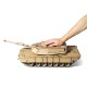 6.0 Version 3918-1 1/16 2.4G M1A2 Rc Car Battle Tank Metal Track with Sound Smoke Toy