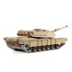 6.0 Version 3918-1 1/16 2.4G M1A2 Rc Car Battle Tank Metal Track with Sound Smoke Toy