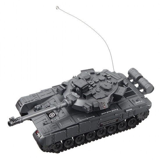 XJ13 4CH 2.4G RC Tank Car Vehicle With Music Light Children Toy