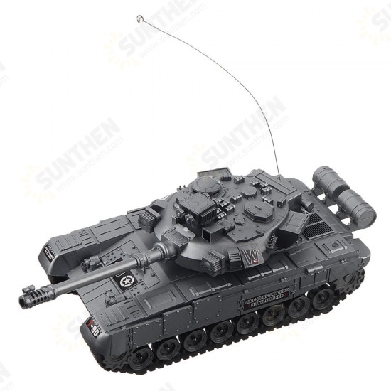 XJ13 4CH 2.4G RC Tank Car Vehicle With Music Light Children Toy