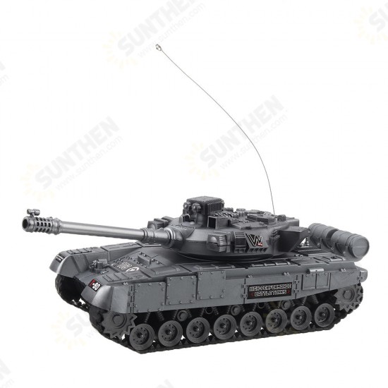 XJ13 4CH 2.4G RC Tank Car Vehicle With Music Light Children Toy