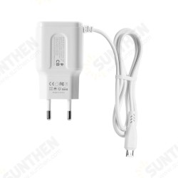 RP-U22 2.4A LED Dual USB Ports Extra Cable EU Plug Wall USB Travel Charger for iPhone 11 Pro Max for Samsung S10+ K30 5G HUAWEI RP-U22 2.4A LED Dual USB Ports Extra Cable EU Plug Wall USB Travel Charger for iPhone 11 Pro Max for Samsung S10+ K30 5G HUAWEI