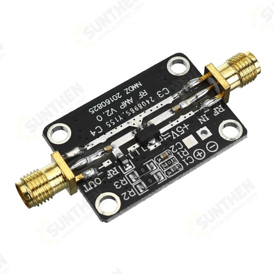 0.05-4GHz Ultra-low Noise NF=0.6dB High Linearity Broadband Amplifier LNA Input -110dBm