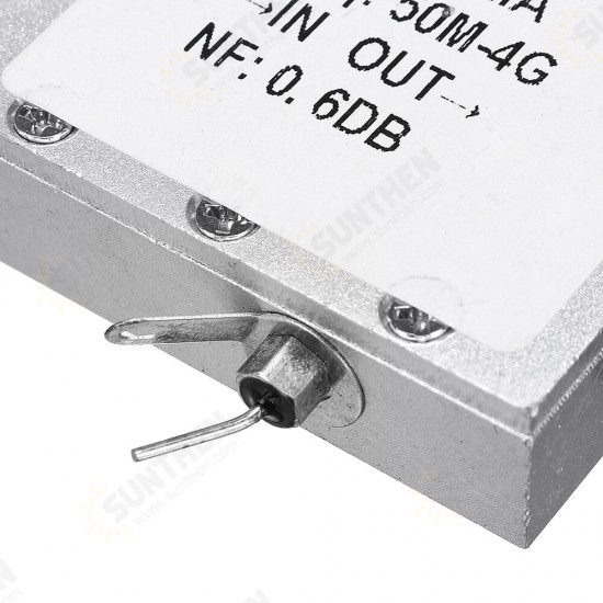 0.05-4GHz Ultra-low Noise NF=0.6dB High Linearity Broadband Amplifier LNA Input -110dBm