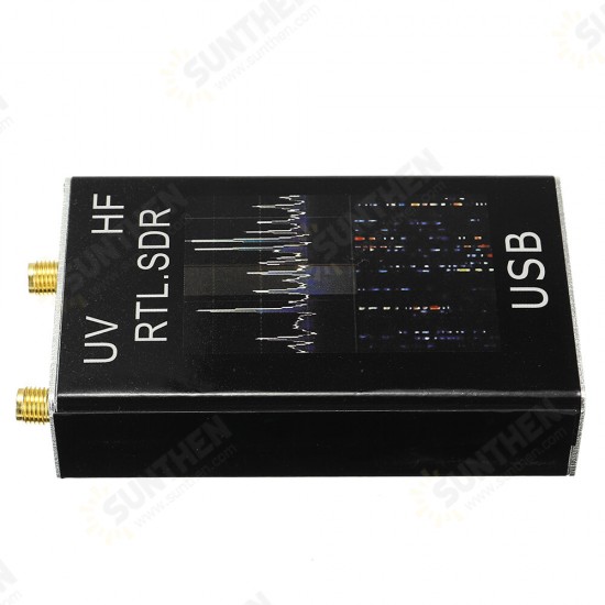 100KHz-1.7GHz Full Band UV HF RTL-SDR USB Tuner Receiver USB Dongle with RTL2832U R820T2 Ham Radio RTL SDR