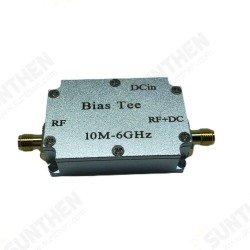 10M-6GHz 350mA 50V Low Loss Microwave Capacitor Radio Frequency Feed Box Biaser Coaxial Feed Radio Brequency Blocking 10M-6GHz 350mA 50V Low Loss Microwave Capacitor Radio Frequency Feed Box Biaser Coaxial Feed Radio Brequency Blocking