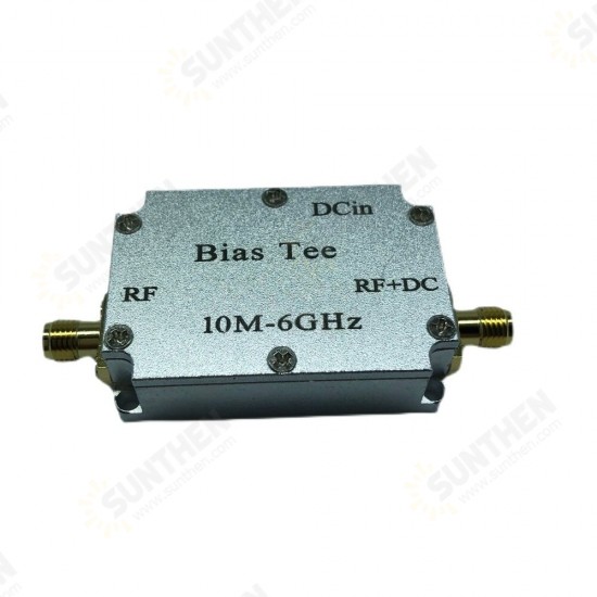 10M-6GHz 350mA 50V Low Loss Microwave Capacitor Radio Frequency Feed Box Biaser Coaxial Feed Radio Brequency Blocking