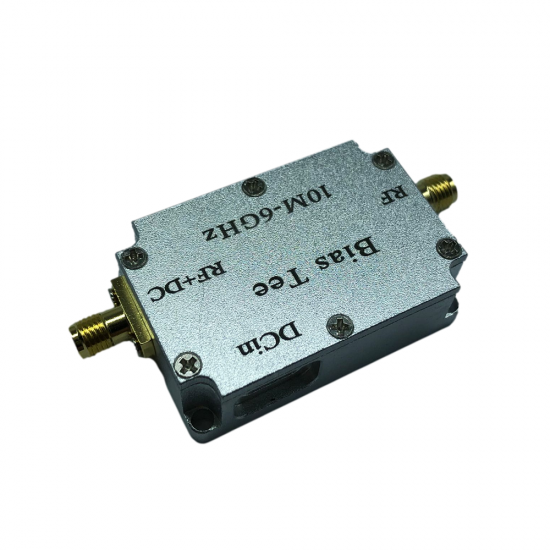10M-6GHz 350mA 50V Low Loss Microwave Capacitor Radio Frequency Feed Box Biaser Coaxial Feed Radio Brequency Blocking
