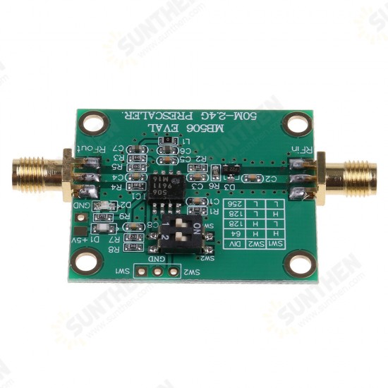 2.4GHz MB506 Microwave Prescaler 64 128 256 Frequency Division Module