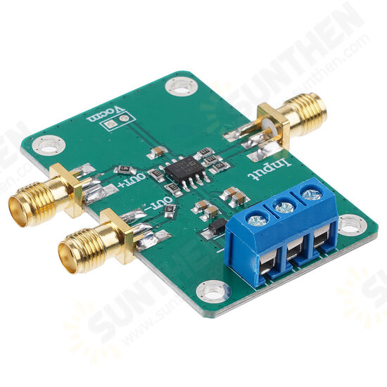 AD8138 5MHz-20MHz RF Differential Amplifier Module Voltage Input Output Balanced Board Single-ended to Double-ended Converter