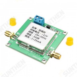 DC 12V 1M-2000MHz 2Ghz 32dB Broadband RF Low Noise Amplifier Module DC 12V 1M-2000MHz 2Ghz 32dB Broadband RF Low Noise Amplifier Module