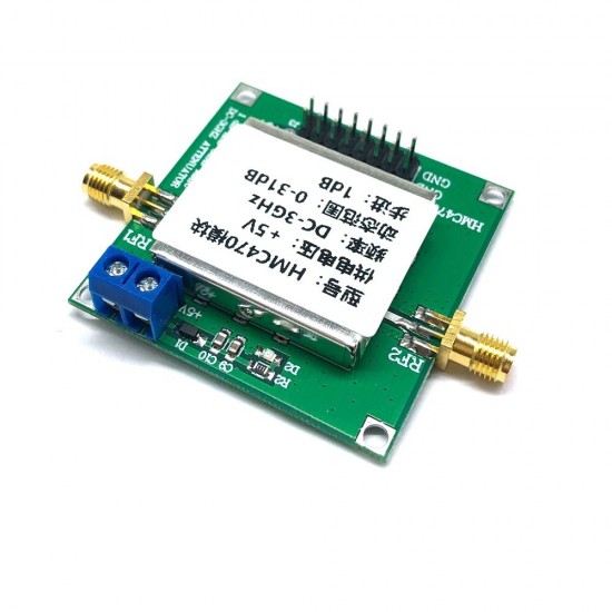 HMC470 DC5V 3GHz 1dB to 31dB 5-bit GaAs IC Digital Radio Frequency Attenuator Module