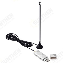 Portable 10khz-2Ghz 12 Bit ADC 60DB SNR Mini RSP1 SDR Receiver with Antenna Portable 10khz-2Ghz 12 Bit ADC 60DB SNR Mini RSP1 SDR Receiver with Antenna