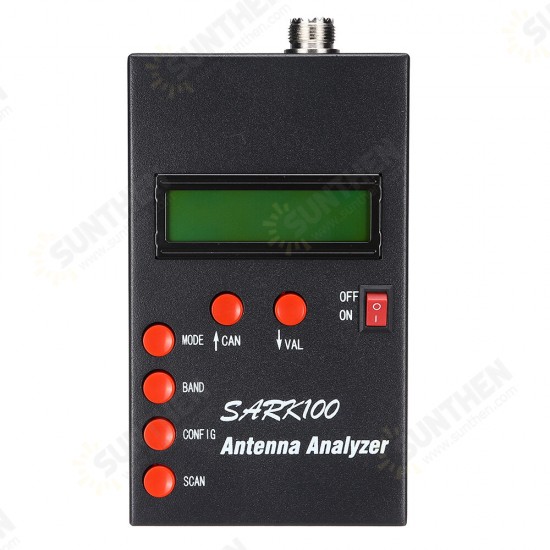 SARK100 1-60 Mhz HF ANT SWR Antenna Analyzer Meter for Ham Radio