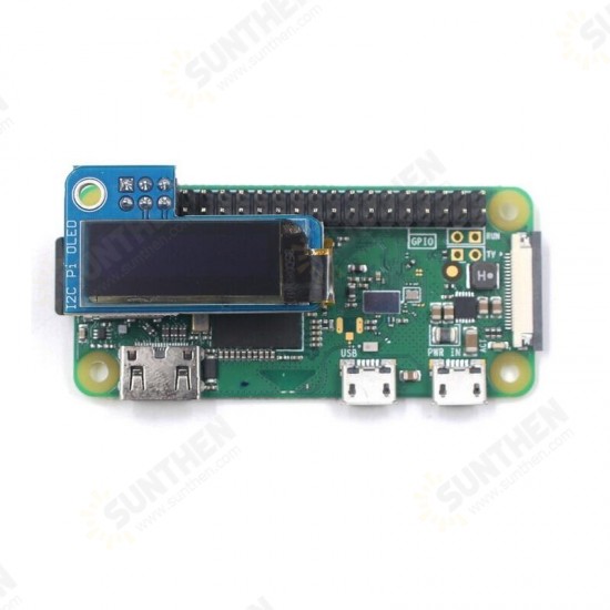 0.91 Inch OLED Screen Module 128x32 for Raspberry Pi