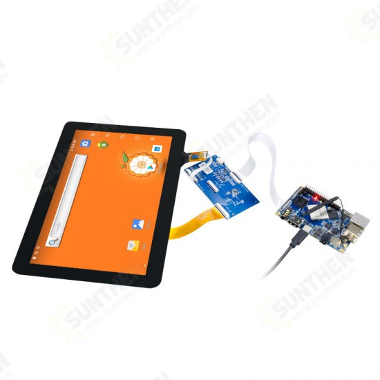 10.1 Inch LCD Touch Screen Suitable for Orange Pi4/Pi4 Lts/Pi4B Development Board Screen