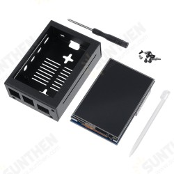 3.5 inch LCD Display Metal Shell Pi4 Generation Display Screen Protective Case for Raspberry Pi 4B/3B+/3B 3.5 inch LCD Display Metal Shell Pi4 Generation Display Screen Protective Case for Raspberry Pi 4B/3B+/3B