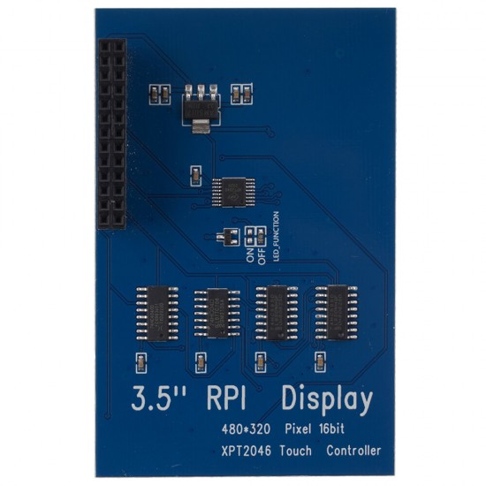 3.5 inch LCD Display Metal Shell Pi4 Generation Display Screen Protective Case for Raspberry Pi 4B/3B+/3B