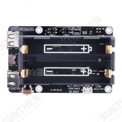 52Pi UPS V5 With RTC Battery Protection Management Module for Raspberry Pi 4B/3B+/3B 52Pi UPS V5 With RTC Battery Protection Management Module for Raspberry Pi 4B/3B+/3B
