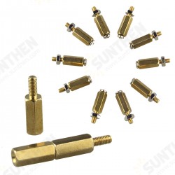5SETS DIY 11MM Hex Brass Cylinder + Screw + Nut Kits For Raspberry Pi 5SETS DIY 11MM Hex Brass Cylinder + Screw + Nut Kits For Raspberry Pi