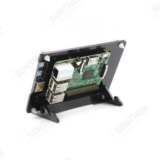 5inch HDMI LCD(B) 800x480 Resistive Touch Screen for Raspberry Pi 4 with Bicolor Case Supports Carious Systems