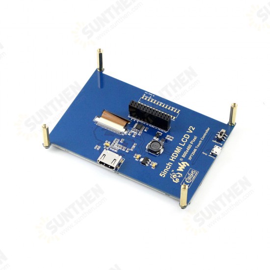 800x480 5inch Resistive Touch Screen LCD HDMI Interface For Raspberry Pi 800x480 5inch Resistive Touch Screen LCD HDMI Interface For Raspberry Pi