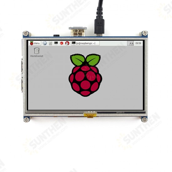 800x480 5inch Resistive Touch Screen LCD HDMI Interface For Raspberry Pi