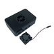 93 x 62 x 30MM Black ABS Protective Shell Box + Cooling Fan for Raspberry Pi 4B Module