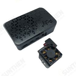 98 x 68 x 25mm ABS Heat Dissipation Case + Metal Fan Argon POLY Protective Box for Raspberry Pi 4B Module 98 x 68 x 25mm ABS Heat Dissipation Case + Metal Fan Argon POLY Protective Box for Raspberry Pi 4B Module