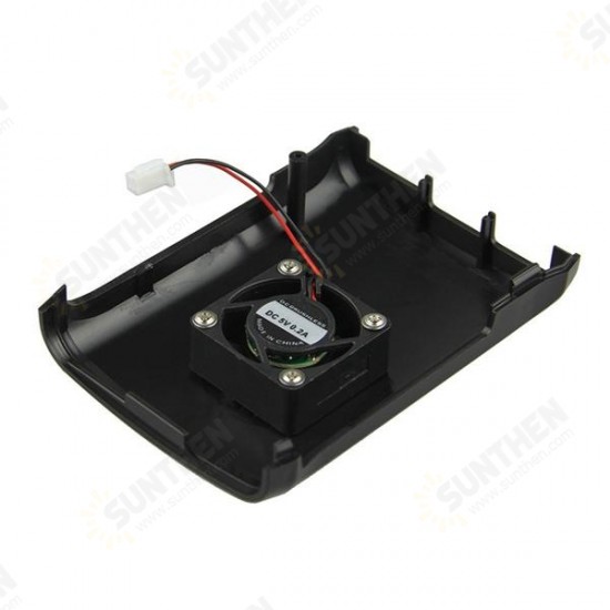 ABS Case With Fan Hole For Raspberry Pi 2 Model B / B+ ABS Case With Fan Hole For Raspberry Pi 2 Model B / B+