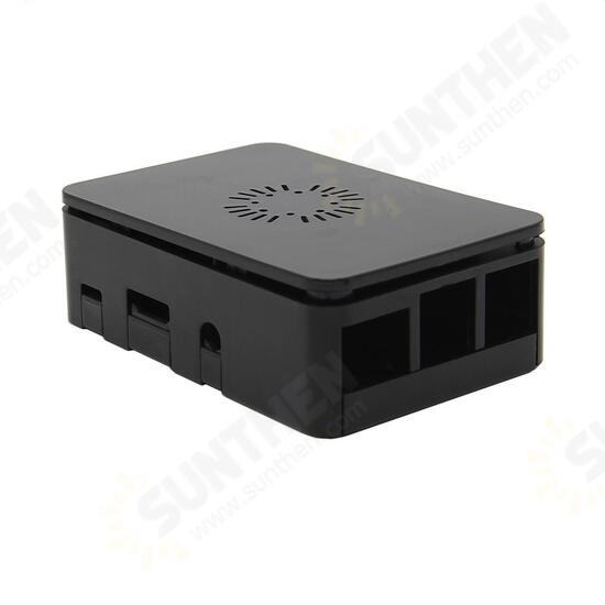 ABS Enclosure Case Support Cooling Fan For Raspberry Pi Model 3B / 2B / B+