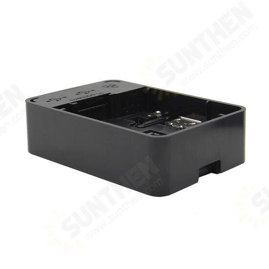 ABS Enclosure Case Support Cooling Fan For Raspberry Pi Model 3B / 2B / B+ ABS Enclosure Case Support Cooling Fan For Raspberry Pi Model 3B / 2B / B+