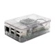 ABS Enclosure Case Support Cooling Fan For Raspberry Pi Model 3B / 2B / B+