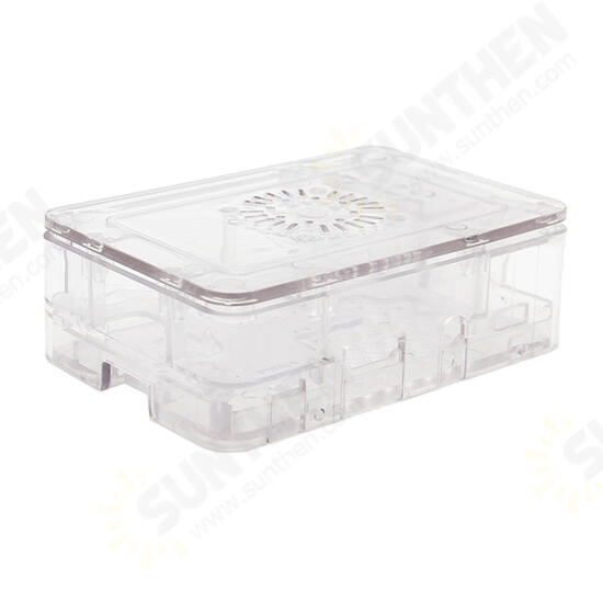 ABS Enclosure Case Support Cooling Fan For Raspberry Pi Model 3B / 2B / B+ ABS Enclosure Case Support Cooling Fan For Raspberry Pi Model 3B / 2B / B+