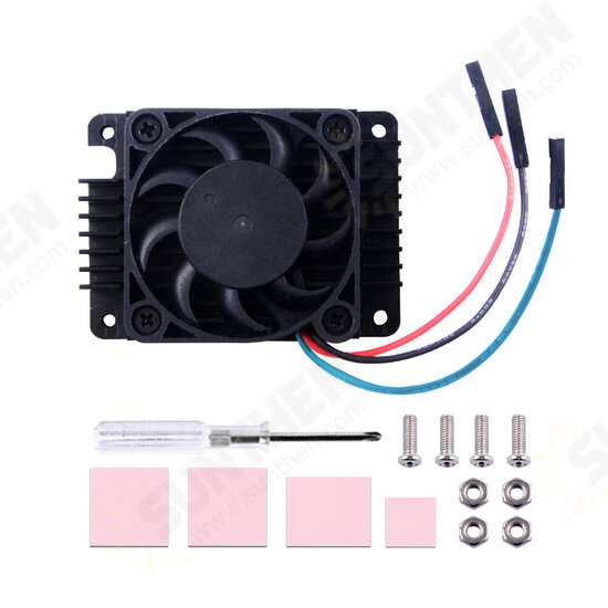 Aluminum Alloy CNC Heat Sink without Fan for Raspberry Pi CM4 Module