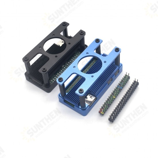 Aluminum Alloy Shell For Raspberry Pi Zero 2W Protective Case CNC Armored Shell Passive Cooling Case Enclouse Box for RPI Zero Aluminum Alloy Shell For Raspberry Pi Zero 2W Protective Case CNC Armored Shell Passive Cooling Case Enclouse Box for RPI Zero