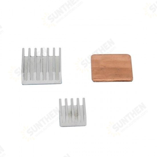 Aluminum Heat Sink Copper Heat Sink For Raspberry Pi 3 Model B / Pi 2 / B+