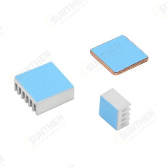 Aluminum Heat Sink Copper Heat Sink For Raspberry Pi 3 Model B / Pi 2 / B+