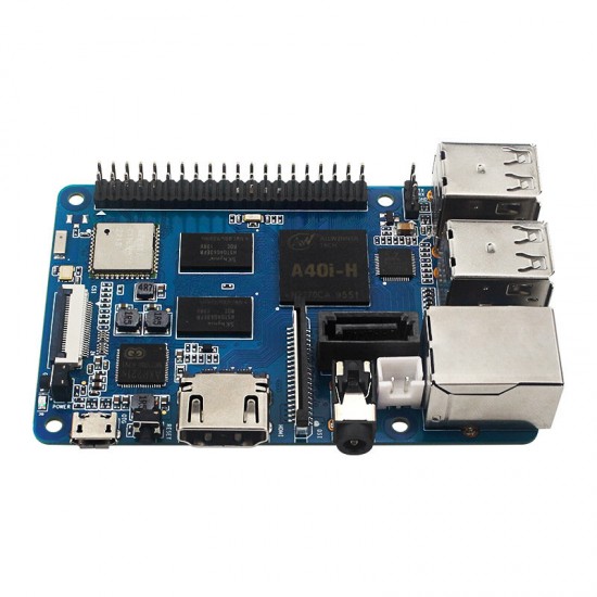 Banana Pi BPI-M2 Berry Development Board Quad Core Cortex A7 Allwinner R40 CPU 1G DDR Onboard WiFi bluetooth SATA Interface Gigabit Ethernet Port Module Board