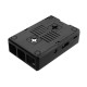 Black ABS Exclouse Box Case With Fan Hole For Raspberry PI 3 Model B+