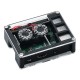 Black Acrylic Case Support Dual Cooling Fans For Raspberry Pi 3B+ Board Black Acrylic Case Support Dual Cooling Fans For Raspberry Pi 3B+ Board