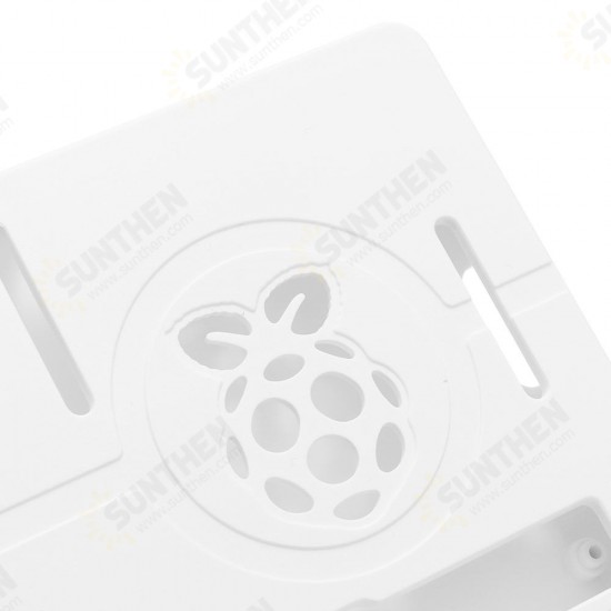 Black/White Ultra-slim V8 ABS Protective Enclosure Box Case For Raspberry Pi B+/2/3 Model B