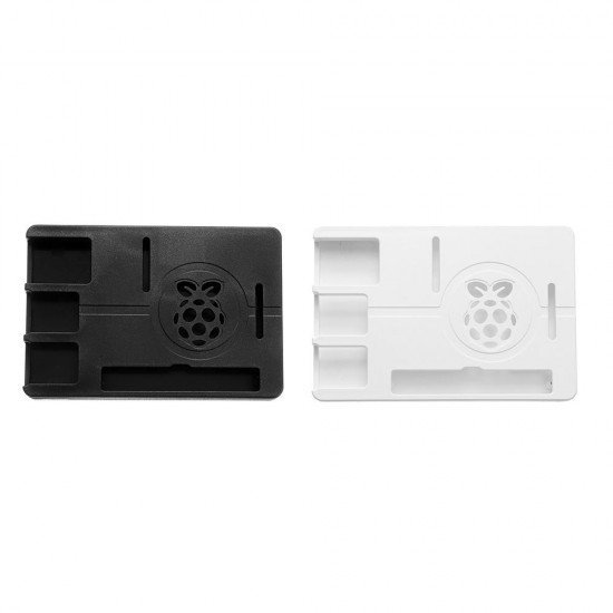 Black/White Ultra-slim V8 ABS Protective Enclosure Box Case For Raspberry Pi B+/2/3 Model B