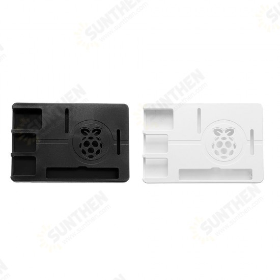 Black/White Ultra-slim V8 ABS Protective Enclosure Box Case For Raspberry Pi B+/2/3 Model B