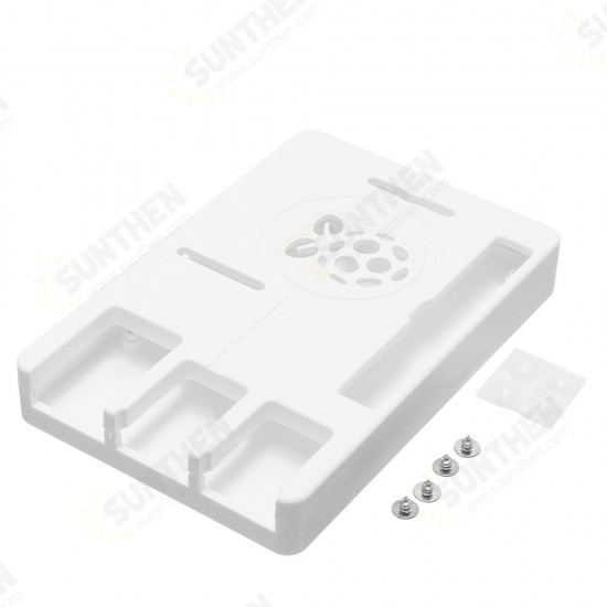 Black/White Ultra-slim V8 ABS Protective Enclosure Box Case For Raspberry Pi B+/2/3 Model B